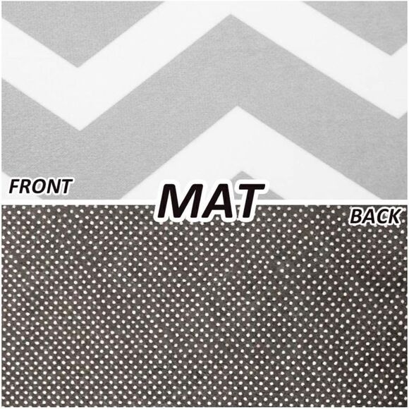 COPY - 2 Piece Non-Slip Waterproof Kitchen Runner Mat Set, Chrysanthemum Flower - Picture 4 of 6